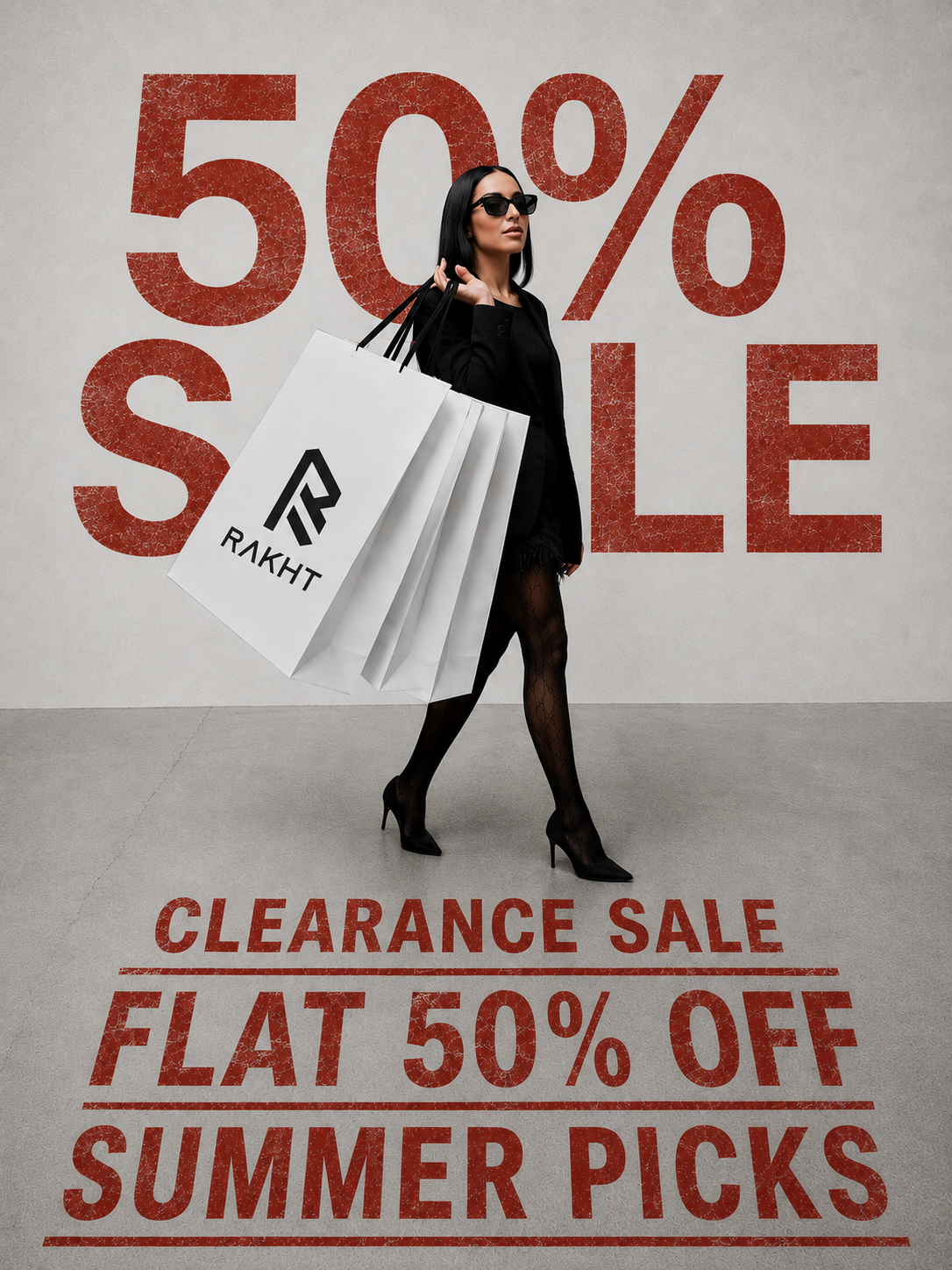 CLEARANCE SALE FLAT50%OFF